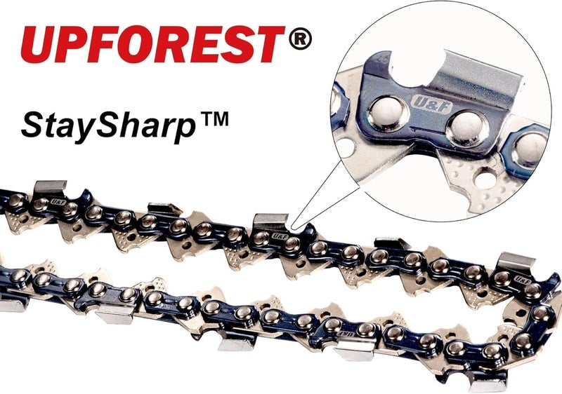 UPFOREST 4“ Chainsaw Chain Fits (71PM3 28) STIHL GTA26 Mini Chainsaw Pruner 3670-005-0028 1/4" .043"28 DL (40MTPX28) - Image 2